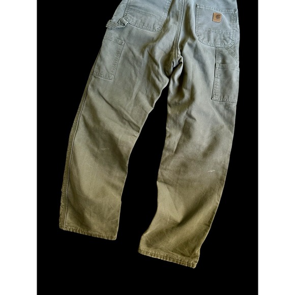 Carhartt MOS Vintage Duck Flannel-Lined Carpenter Utility Pants Sz 29.5x30 - Picture 4 of 11